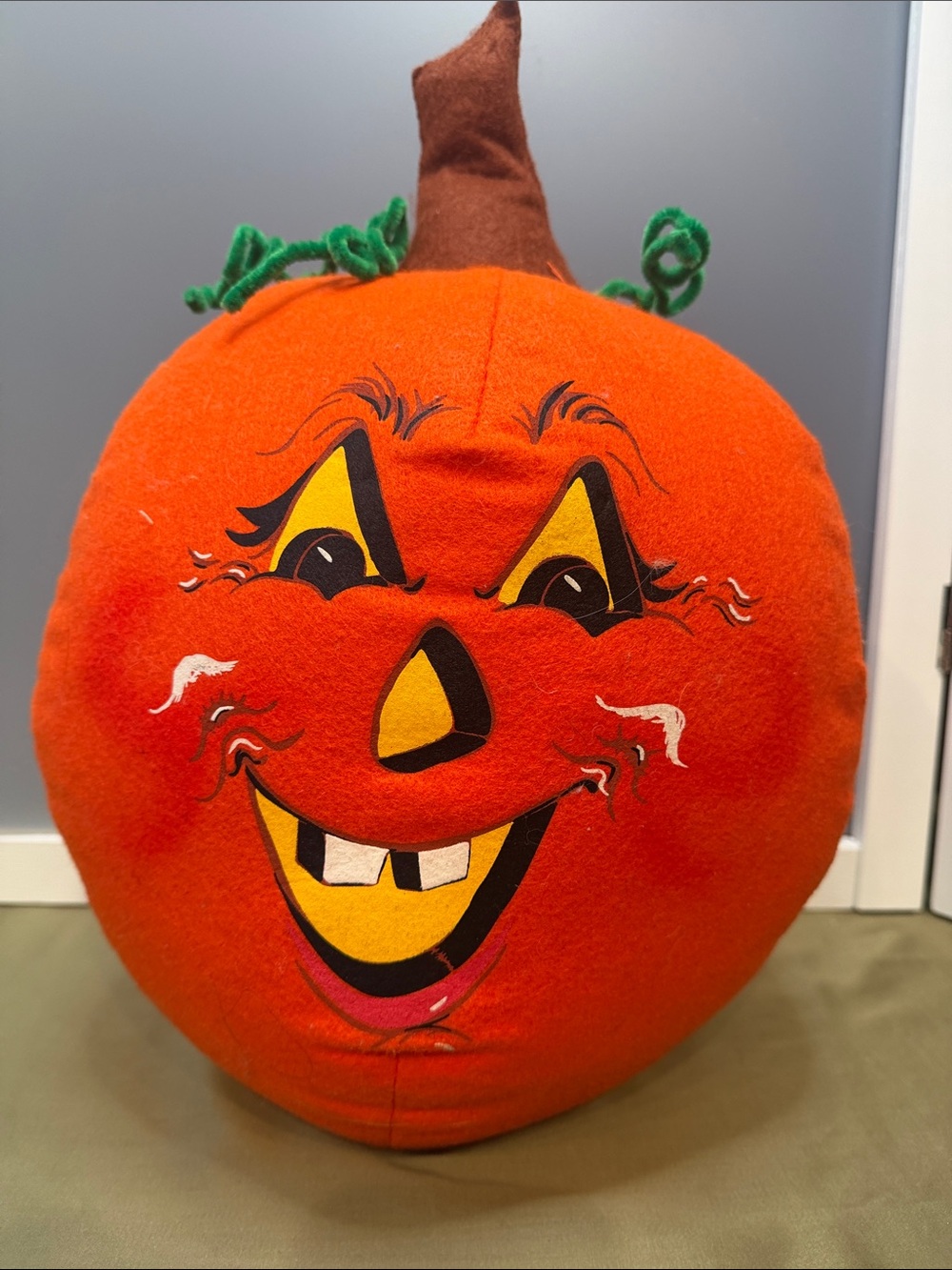 Annalee dolls jack-o’-lantern pumpkin USA 2008 ECU